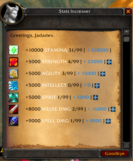 Progressive Stat Enhancement System [ FREE SETUP ] [TrinityCore]