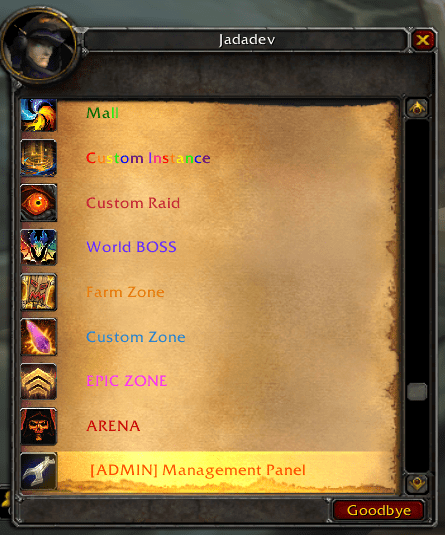 Server Teleporter System [ FREE SETUP ] [TrinityCore]