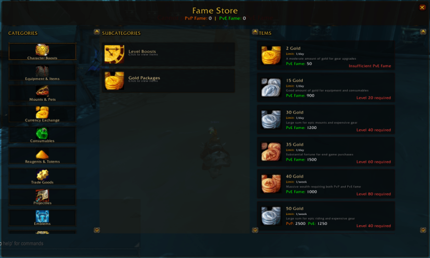 Fame System [ FREE SETUP ] [TrinityCore]